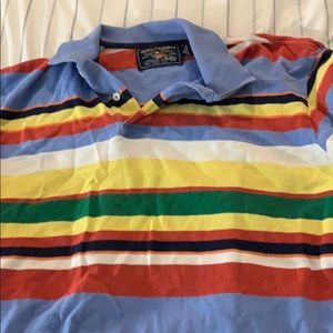Medium multicolored stripe polo